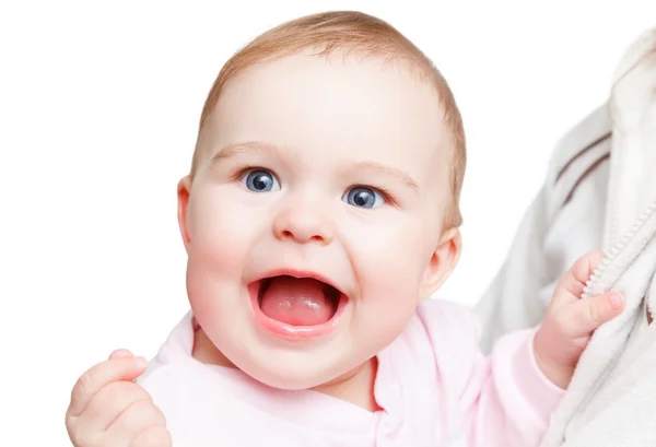 Mavi gözlü bebek portresi — Stok fotoğraf