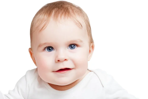 Portrait of blue-eyed baby Stock Picture