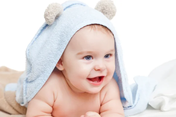 Schattige kruipende baby — Stockfoto