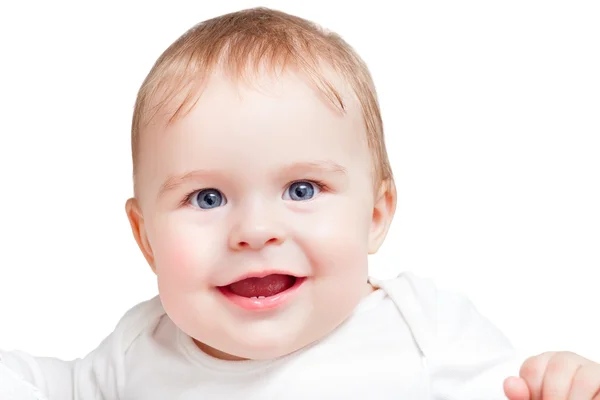 Portrét modrýma očima dítěte — Stock fotografie