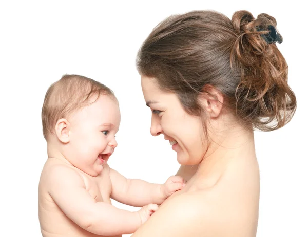 Madre felice con bambino — Foto Stock