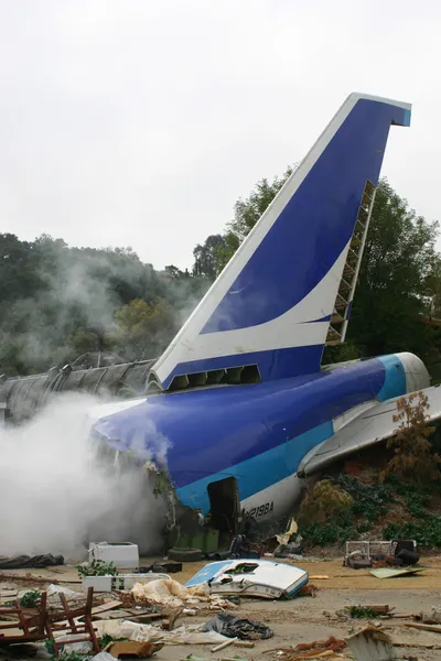 Crash aereo Fotografia Stock