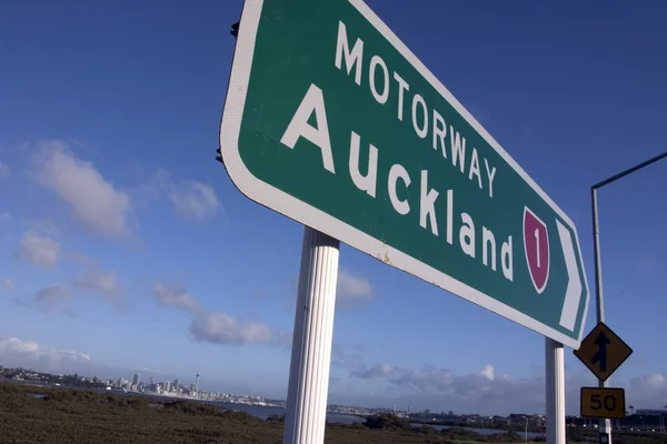 Auckland tecken — Stockfoto