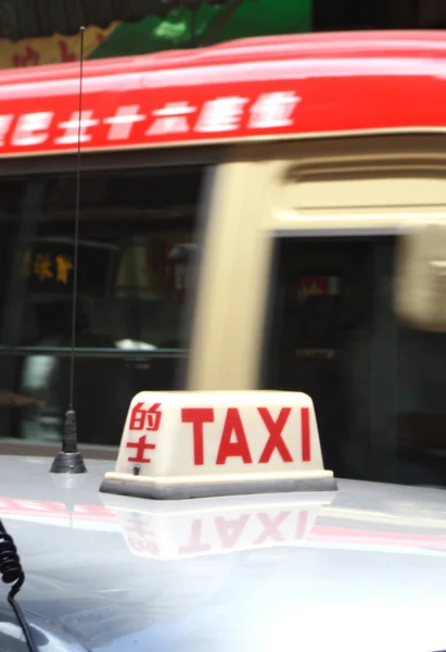 Taxi Hong Kong — Foto Stock