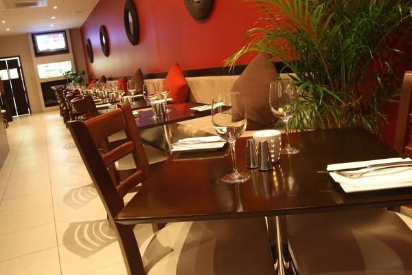Tables de restaurant — Photo