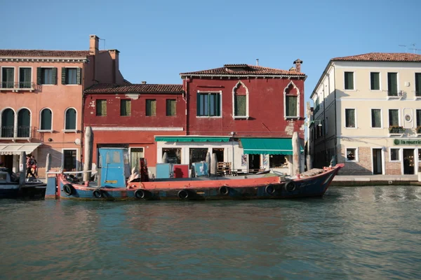 Benátky domy — Stock fotografie