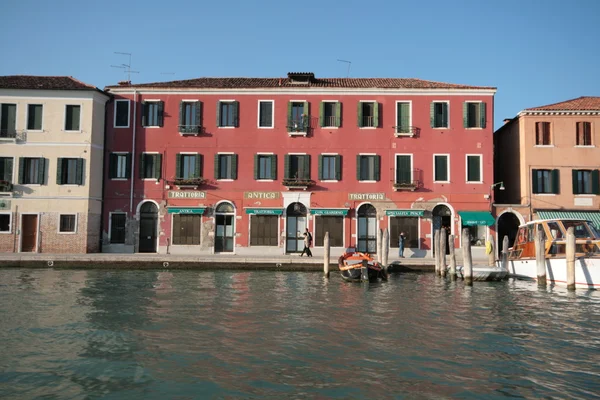Benátky domy — Stock fotografie