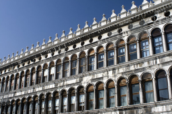 Architecture in Saint Marks Square, Venice.