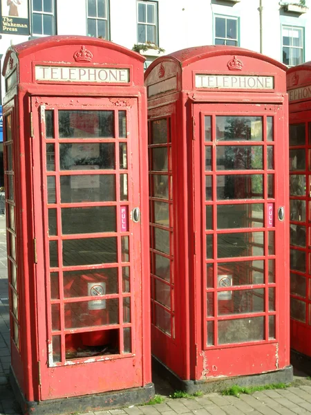 Telephone boxes — Stock Photo, Image