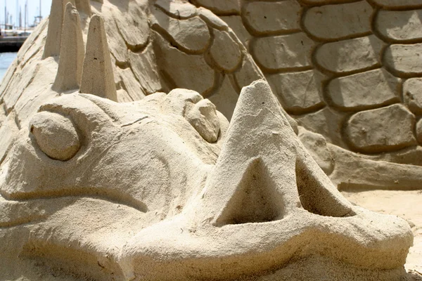 Sandskulptur — Stockfoto