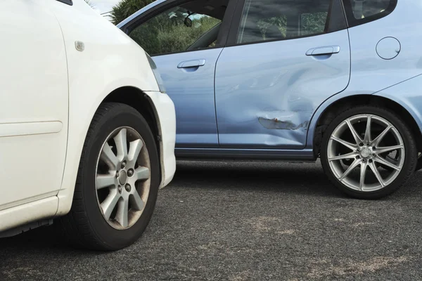 Accidente de coche ligero — Foto de Stock