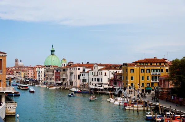 Venezia, Włochy - kanał grande — Zdjęcie stockowe