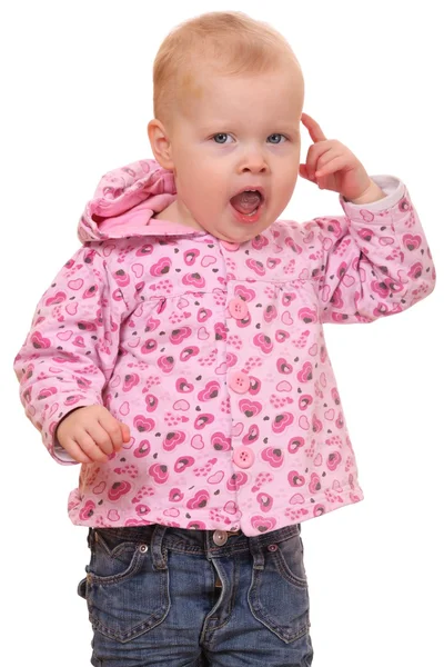 Angry toddler — Stock Photo, Image