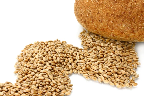 Brot und Weizen aus nächster Nähe — Stockfoto