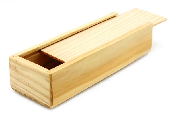 木製のボックスを開く — ストック写真