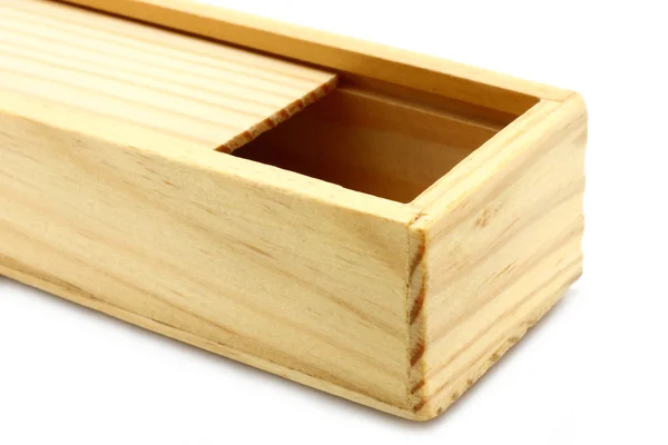 Otevřít dřevěný box — Stock fotografie