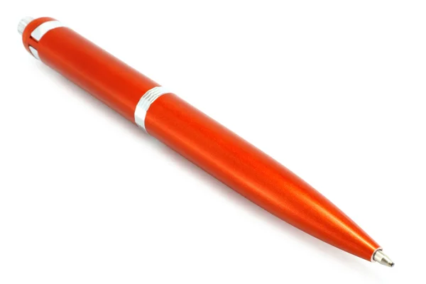 オレンジ色の球ペン — ストック写真