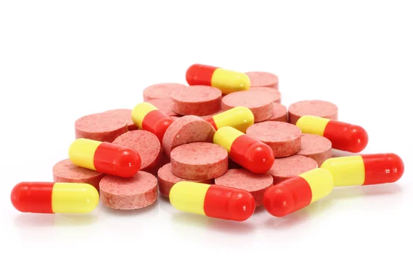 Medikamentenpillen sortiert — Stockfoto