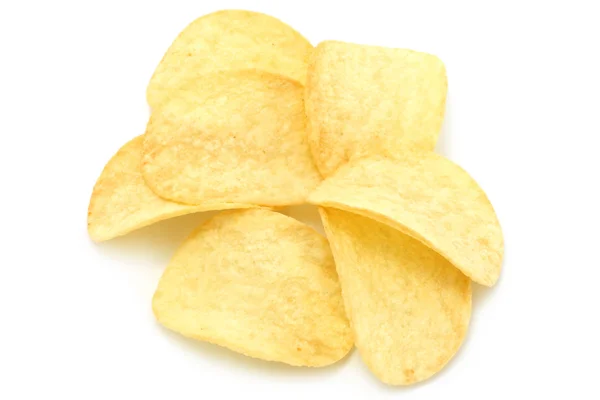 Heap of potato chips — Stock Photo, Image