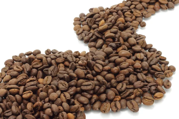 Абстрактный способ приготовления кофейных зерен — стоковое фото