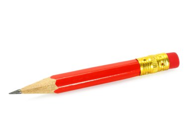 Kırmızı kalem yakın çekim