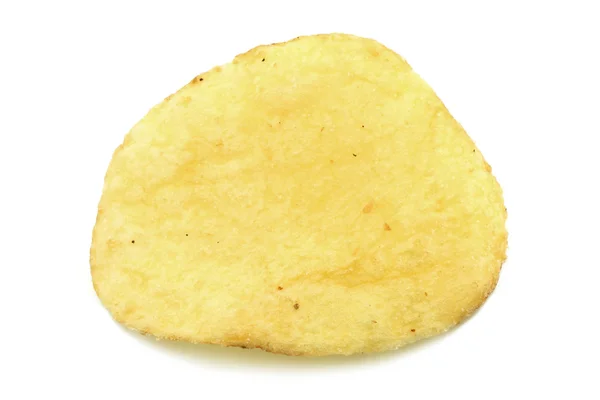 Batata única chip close-up — Fotografia de Stock