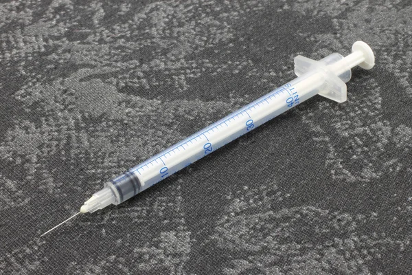 Insulinic syringe — Stock Photo, Image