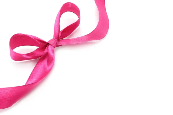 Große rosa Feiertagsschleife — Stockfoto