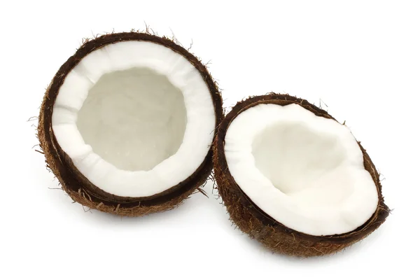 Duas partes de coco — Fotografia de Stock