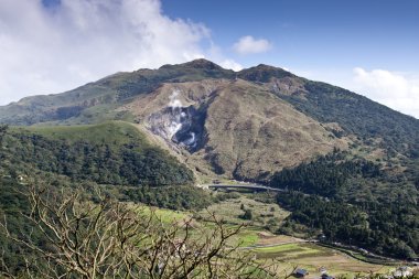 Mountains in Taiwan clipart