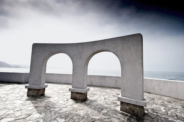 stock image Classic gate statue