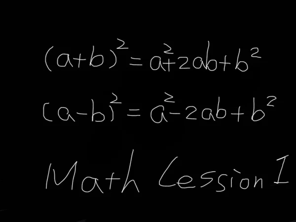 Wiskundige formule — Stockfoto