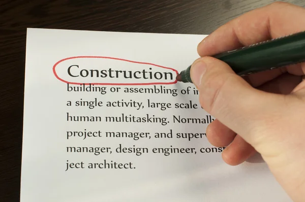 Construction concept — Stock Photo, Image