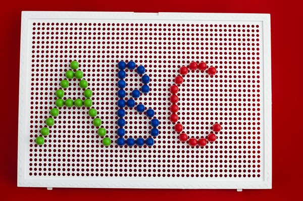Letras del alfabeto ABC —  Fotos de Stock
