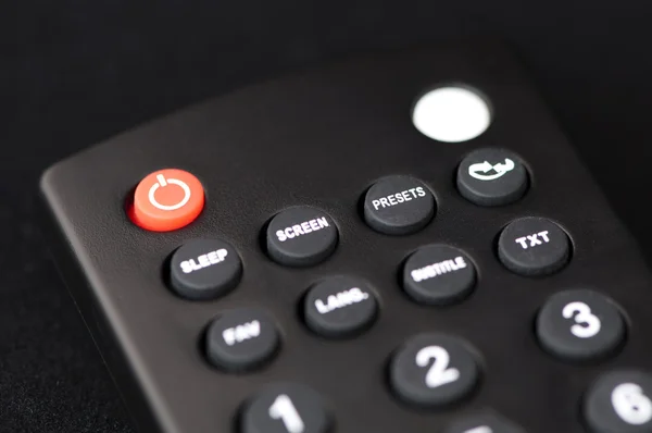 Botones de control remoto de televisión —  Fotos de Stock