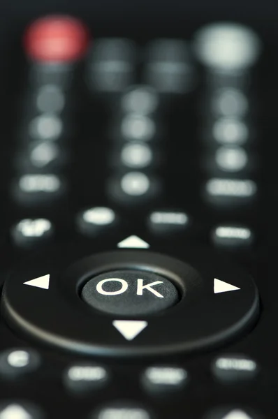 Televisie knoppen van de afstandsbediening — Stockfoto