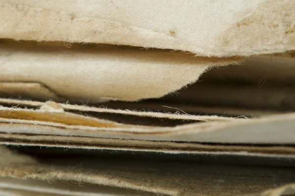 Folhas de papel usadas velhas do livro — Fotografia de Stock