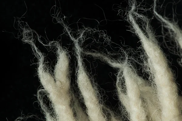 Шерстяные волокна — стоковое фото