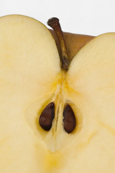 Fondo de primer plano de manzana cortada —  Fotos de Stock