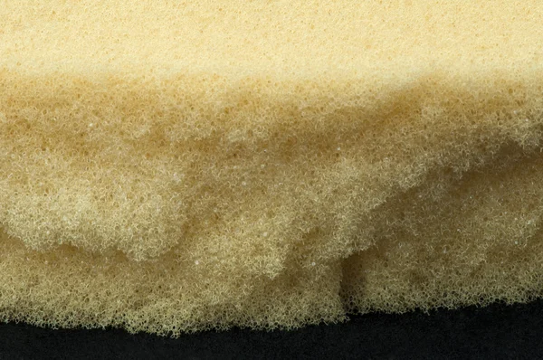 Yellow foam sponge — Stock Photo, Image