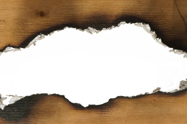 Spalony drewniany papieru — Zdjęcie stockowe