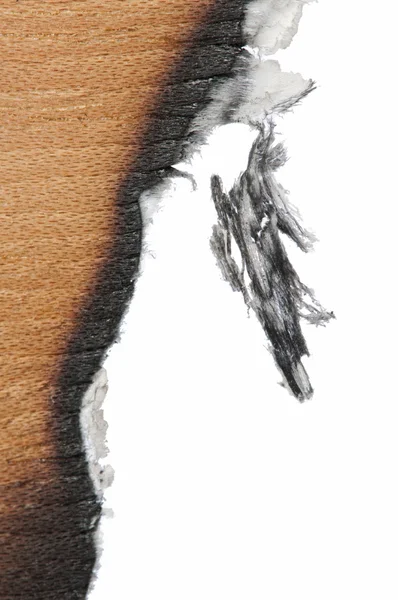 Holzpapier verbrannt — Stockfoto