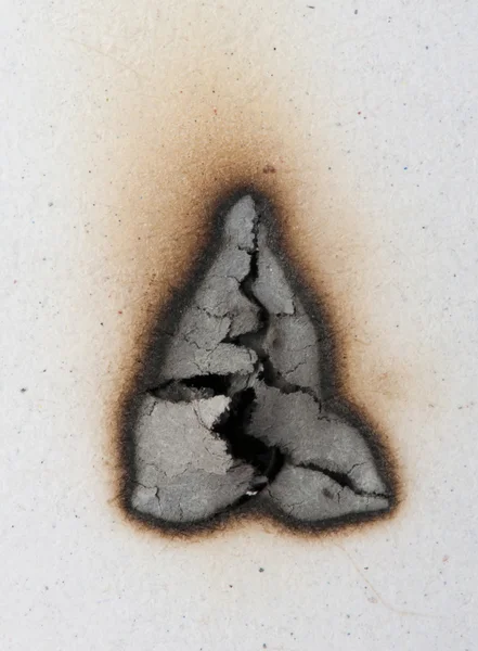 Papel ligeiramente queimado — Fotografia de Stock