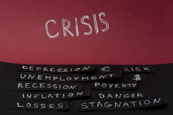 Kriz kavramı — Stok fotoğraf