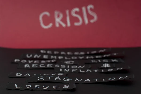 Kriz kavramı — Stok fotoğraf