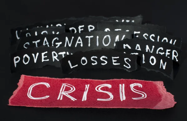 Conceito de crise — Fotografia de Stock
