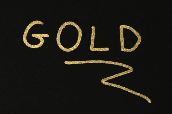 Gold conception text — Stock Photo, Image
