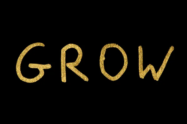 Text Grow — Stock Photo, Image
