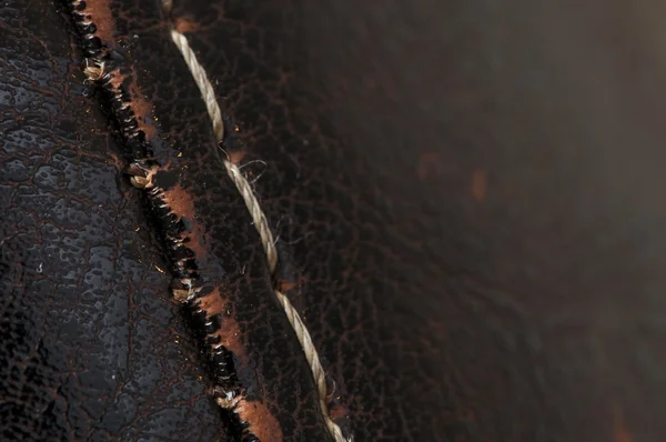 Cuir artificiel brun — Photo