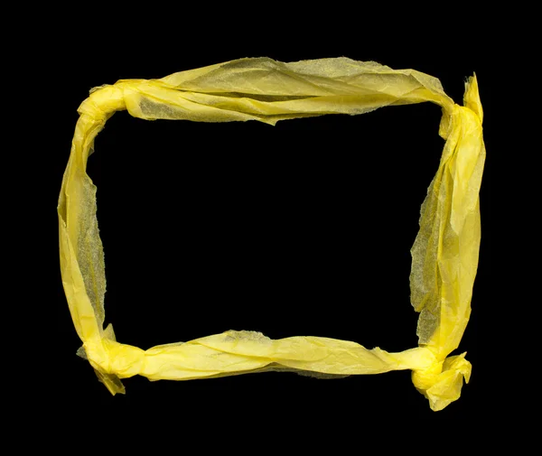 Ramach żółty papier — Zdjęcie stockowe